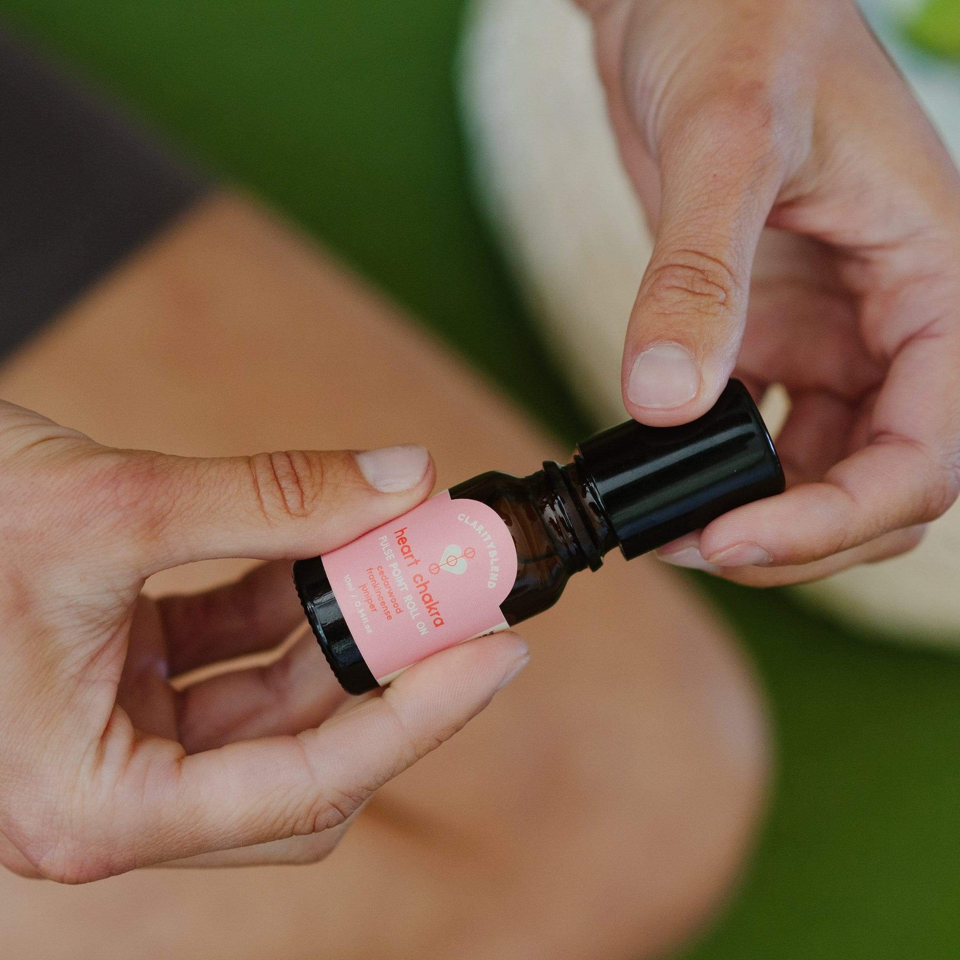 Unlock the power of love and inner harmony with the Heart Chakra Pulse Point Roll-On. Specially formulated with a rich blend of natural essential oils, this roll-on is designed to balance your heart chakra, the center of compassion, connection, and emotional well-being.
With the calming aroma of rose, geranium, and bergamot, it creates a sense of warmth and openness, allowing you to experience deeper emotional healing and self-love. Its compact, easy-to-use design lets you apply it anytime, anywhere, offer