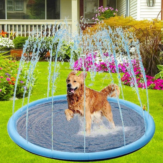Refreshing Dog Sprinkler Pad.